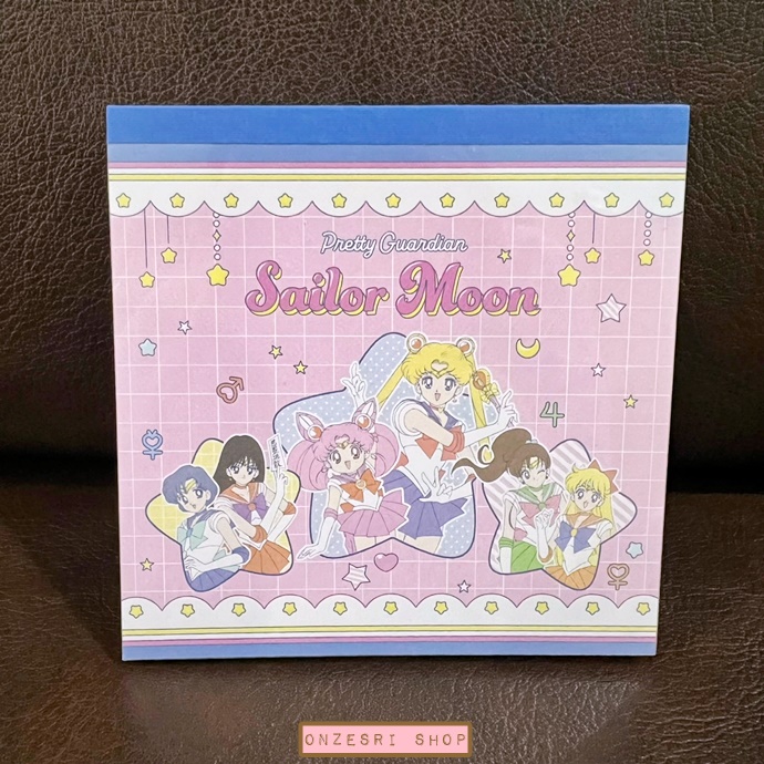 สมุดฉีก Sailor Moon Block Memo ขนาด 9.5 x 9.5 x 1 ซม. มี 4 ลาย รวม 100 แผ่น