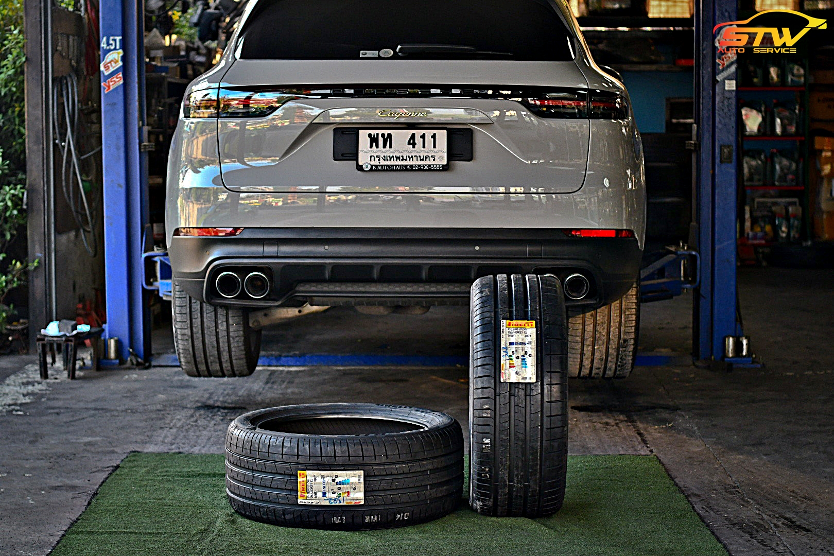 ยาง PIRELLI P Zero PZ4 285/40R21 109Y ติดตั้งใส่ PORSCHE Cayenne