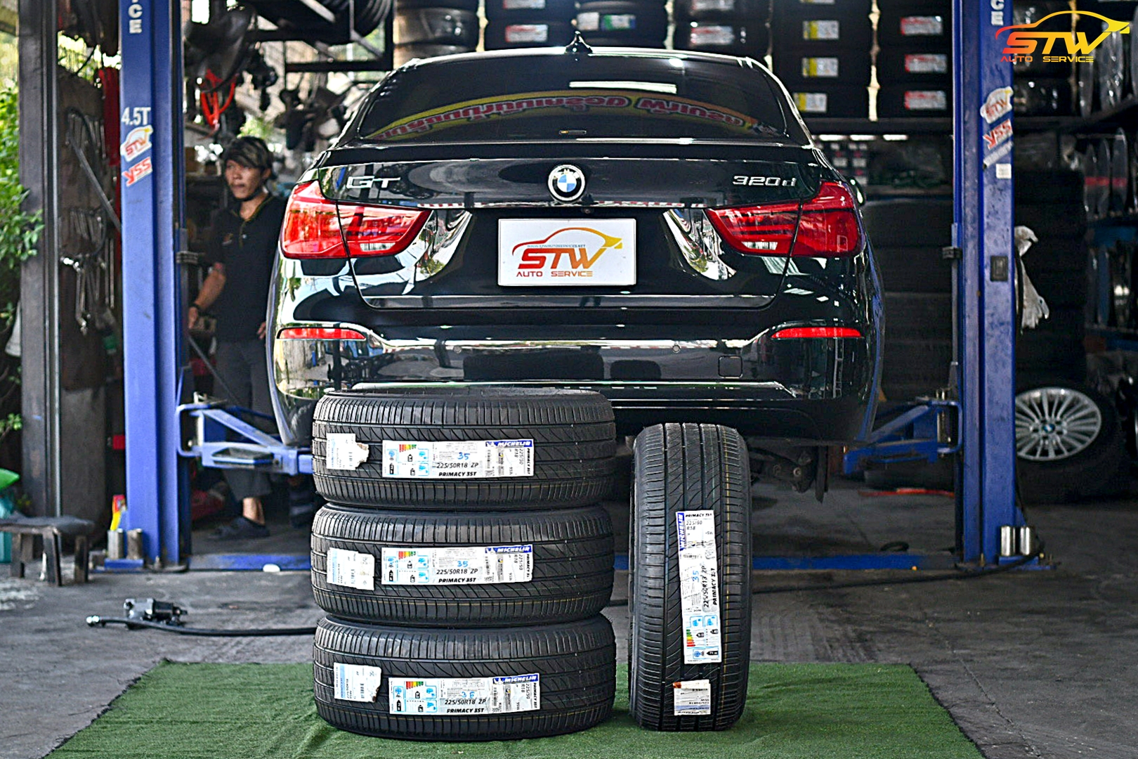 ยาง MICHELIN PRIMACY 3 ZP *Runflat 225/50R18 95W ติดตั้งใส่ BMW Series 3 320d GT
