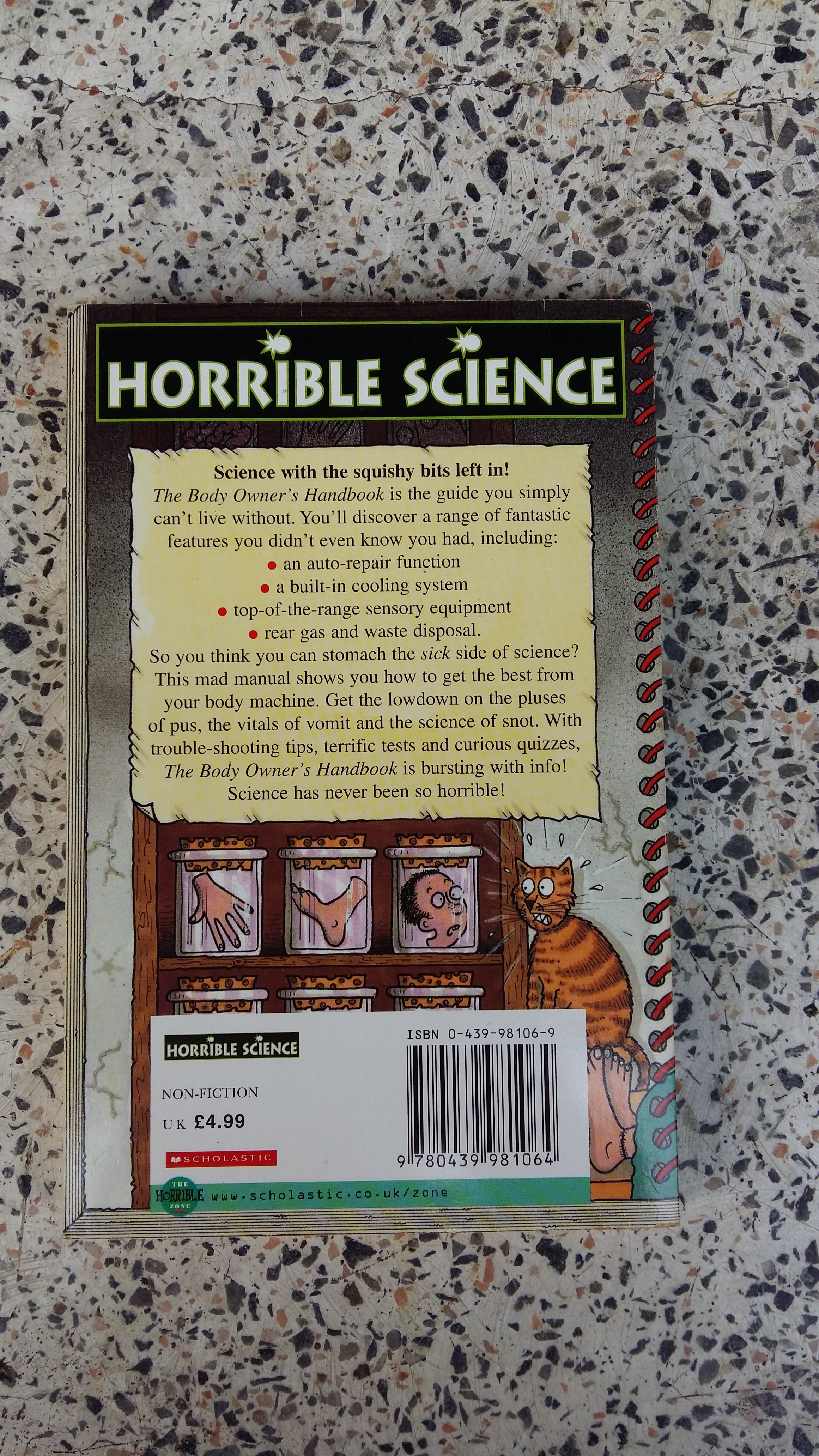 THE BODY OWNER S HANDBOOK / Nick Arnold