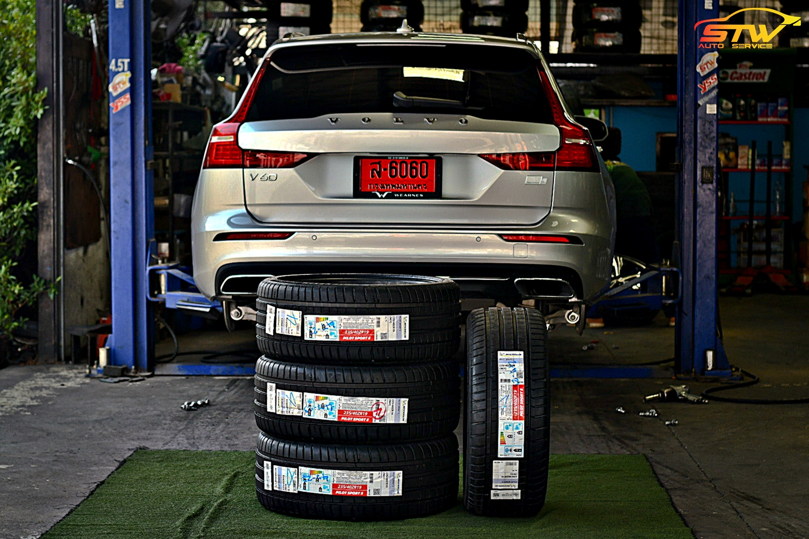 ยาง MICHELIN Pilot Sport 5 (PS5) 235/40R19 96Y ติดตั้งใส่ VOLVO V60