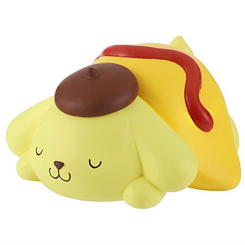 Pompompurin My Color Figure เป็นโมเดลแบบตัวใหญ่ ตั้งได้ น่ารักมาก ขนาดสูง 5 ซม. มี 5 แบบให้เลือก