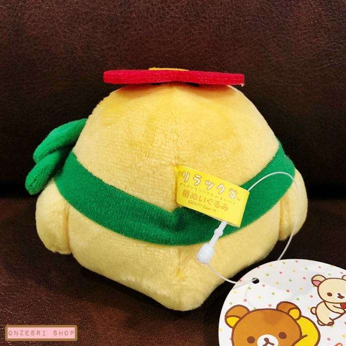 ตุ๊กตา Kiiroitori Tsubaki (Limited) แบบมีดอกสึบากิประดับ ขนาด 10 x 8 x 7 ซม.