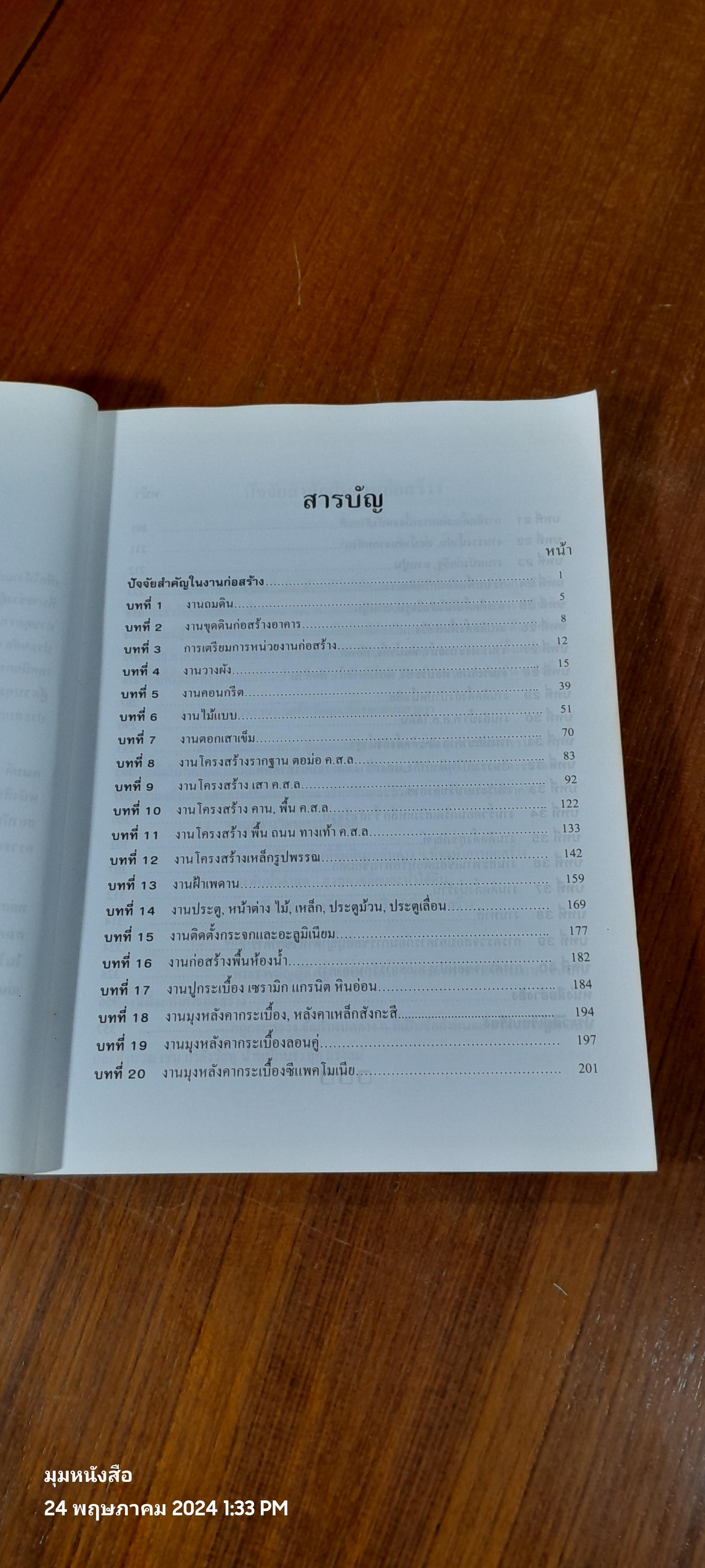 เทคนิคการควบคุมงานก่อสร้าง / รณรงค์ กระจ่ายยศ