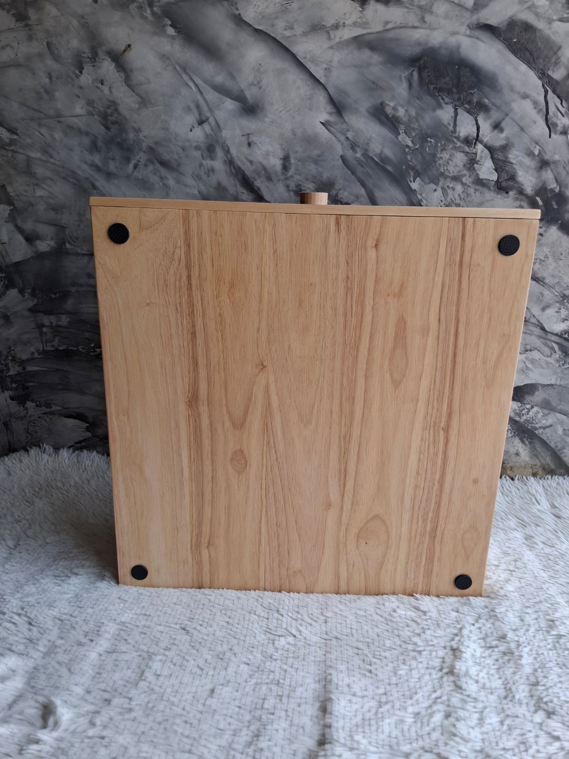 กล่องไม้ฝาสไลด์แบบมีลิ้นชัก