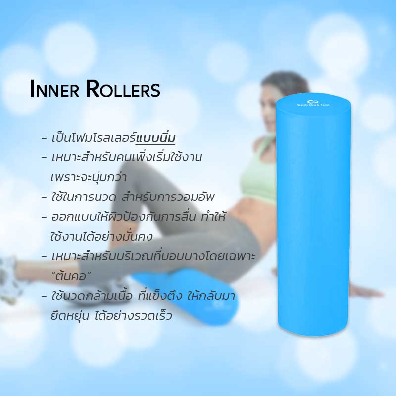 2-in-1 โฟมโรลเลอร์