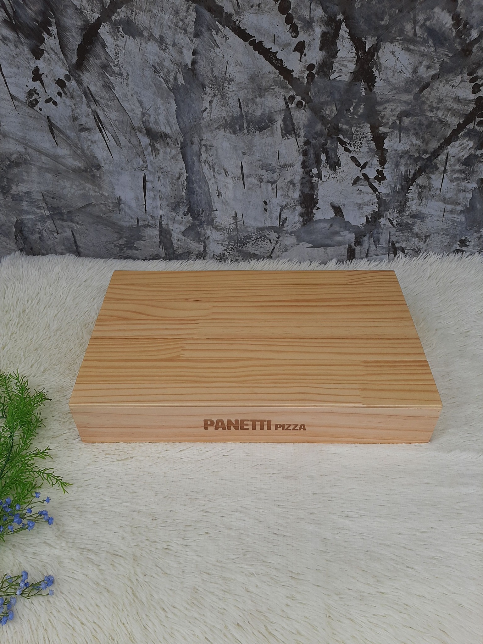 ภาดไม้แบบมีฝาปิด