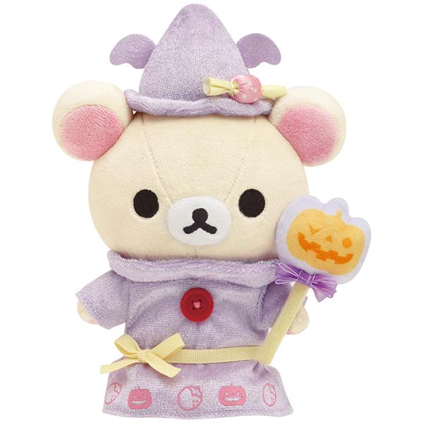 ตุ๊กตา Rilakkuma Halloween 2023 แบบ Korilakkuma ขนาด 18.5 x 15 x 9 ซม.