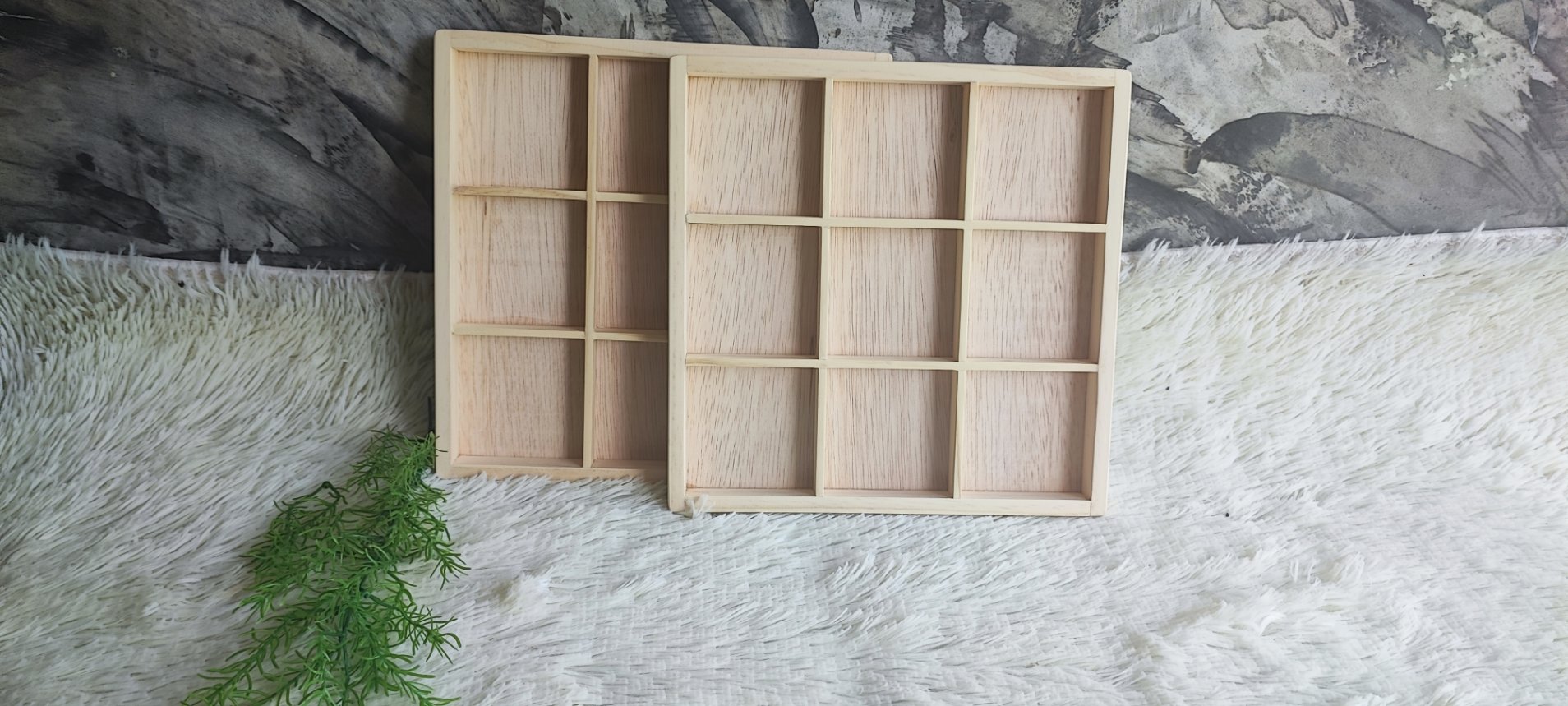 งานถาดไม้สน