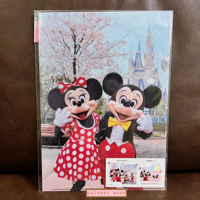 Set แฟ้ม A4 & A5 Mickey & Minnie จาก Tokyo Disney Resort (Limited)