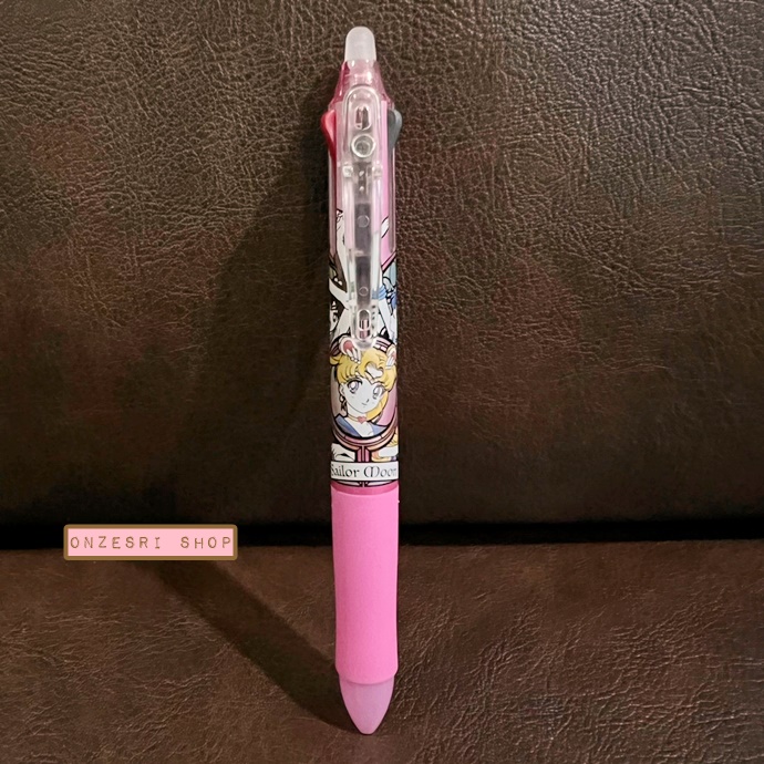ปากกาลบได้ Pilot Frixion x Sailor Moon (limited) หัว 0.38 หมึกมี 3 สี (แดง ดำ น้ำเงิน) ลายสีชมพูเข้ม