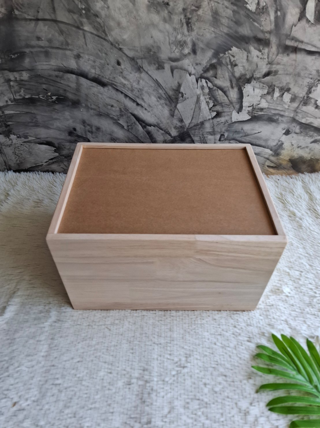 กล่องไม้ยางพาราประสาน