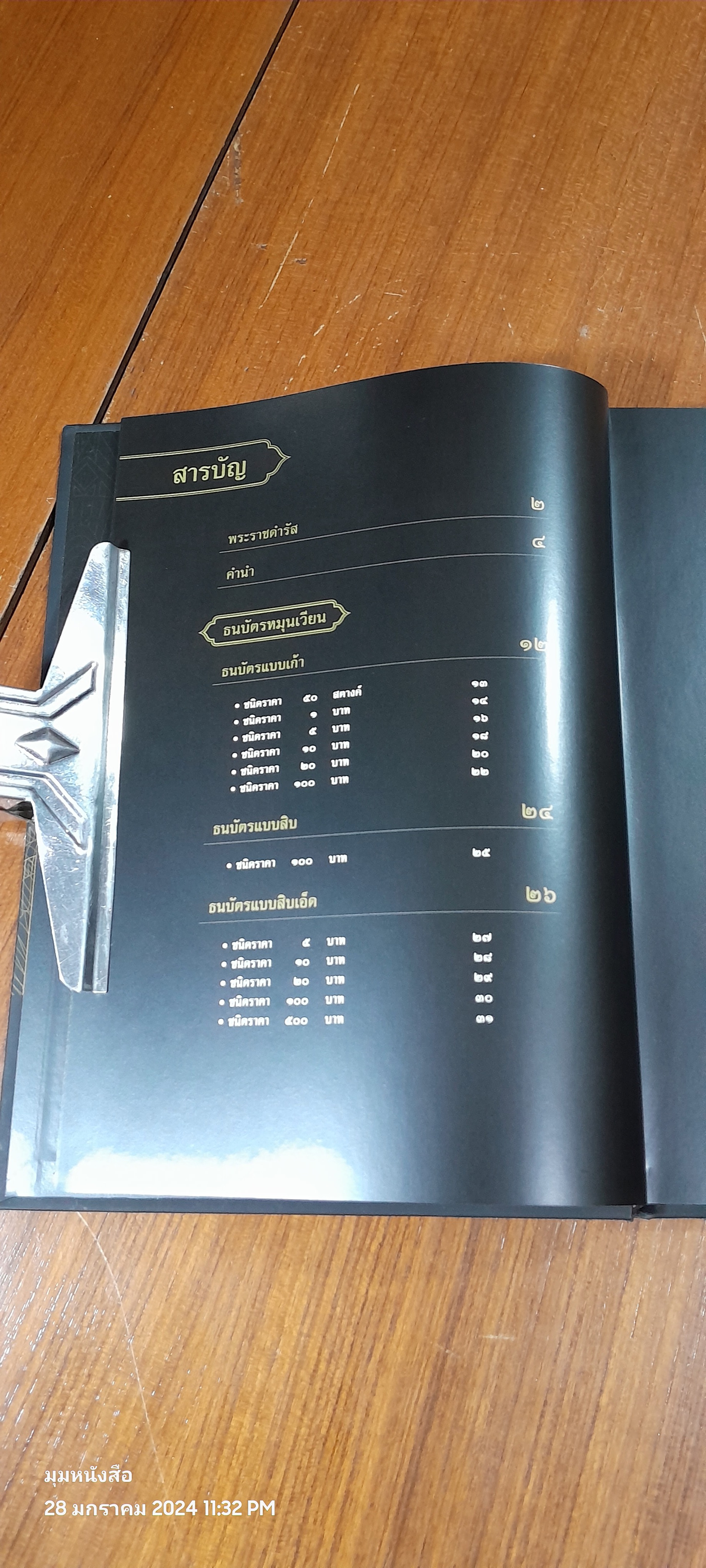 ธนบัตรรัชกาลที่ ๙ เอกลักษณ์แห่งองค์พระมหากษัตริย์และความเป็นไทย / ธนาคารแห่งประเทศไทย