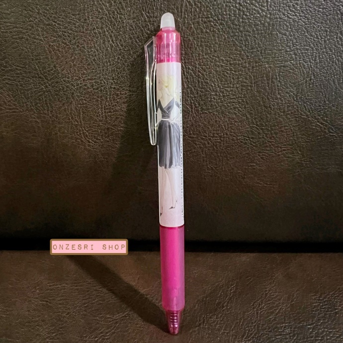 ปากกาลบได้ Pilot Frixion ลาย Barbie (Limited ญี่ปุ่น) หัว 0.5 ลายชุดสีดำ สี Pink