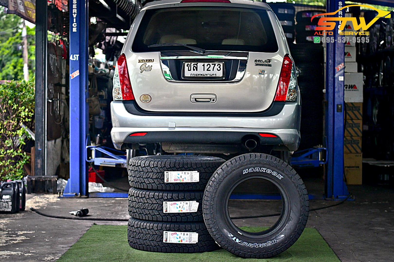เปลี่ยนยาง ISUZU MU-7 HANKOOK AT2 245/70R16 111T