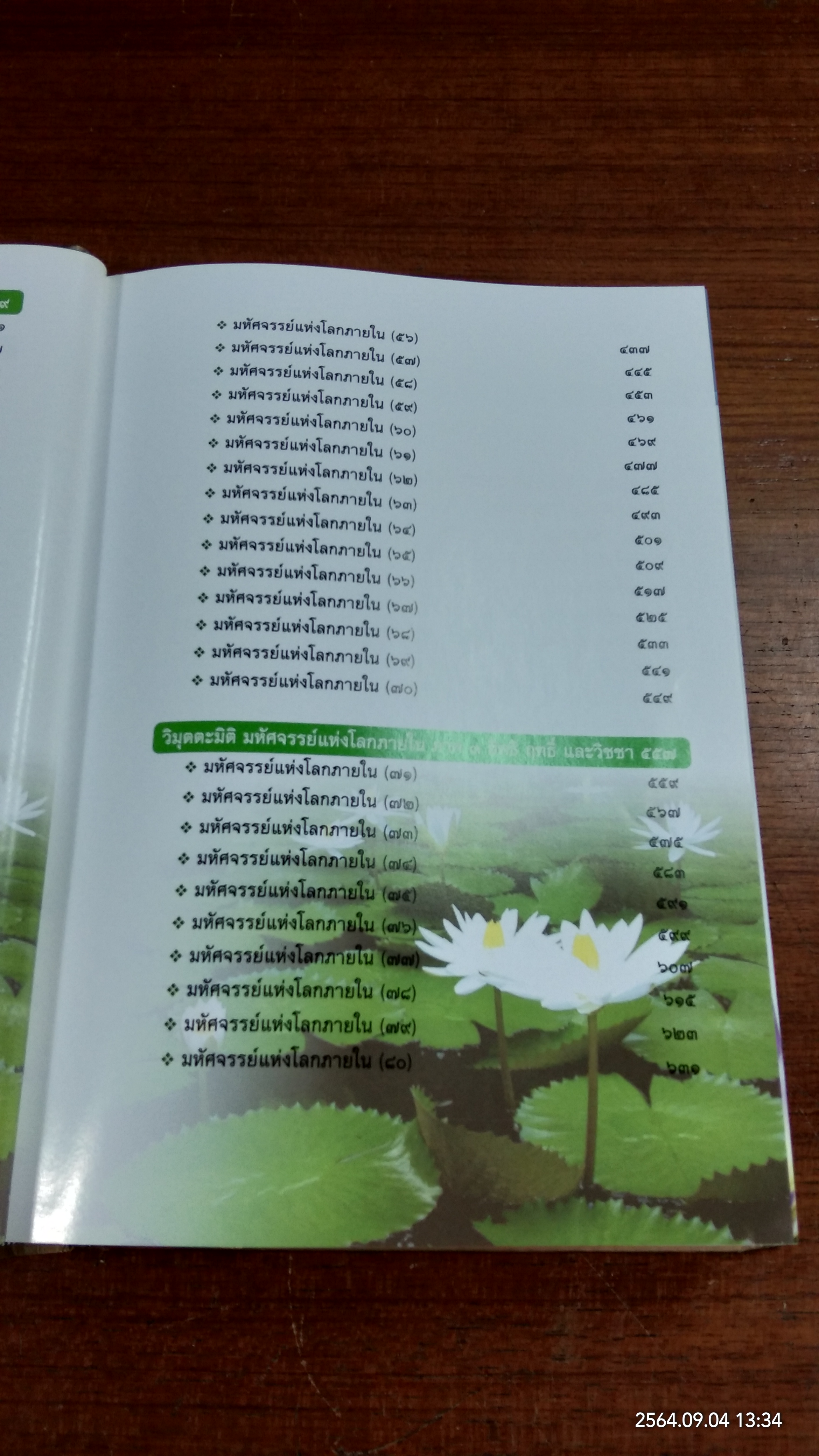 วิมุตตะมิติ มหัศจรรย์แห่งโลกภายใน / สิริอัญญา