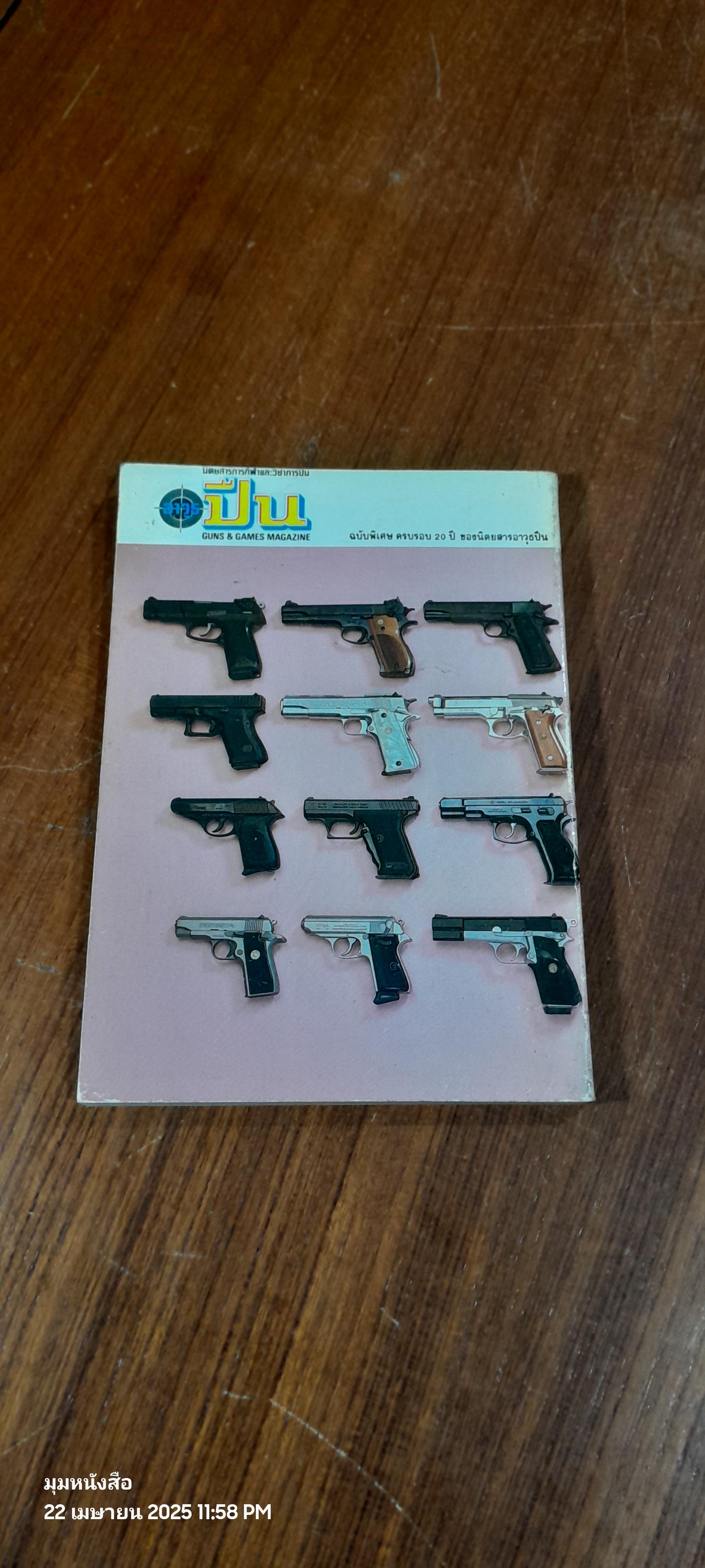 หนังสือคู่มือ วิธีถอด / ล้าง 20 ปืนออโต