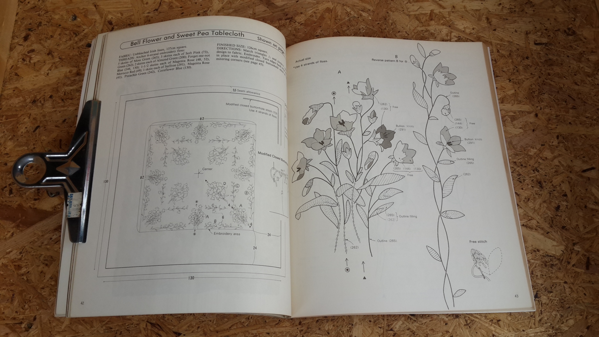 A NEW LOOK FOR NEEDLEWORK : EMBROIDERY AND CROSS-STITCH