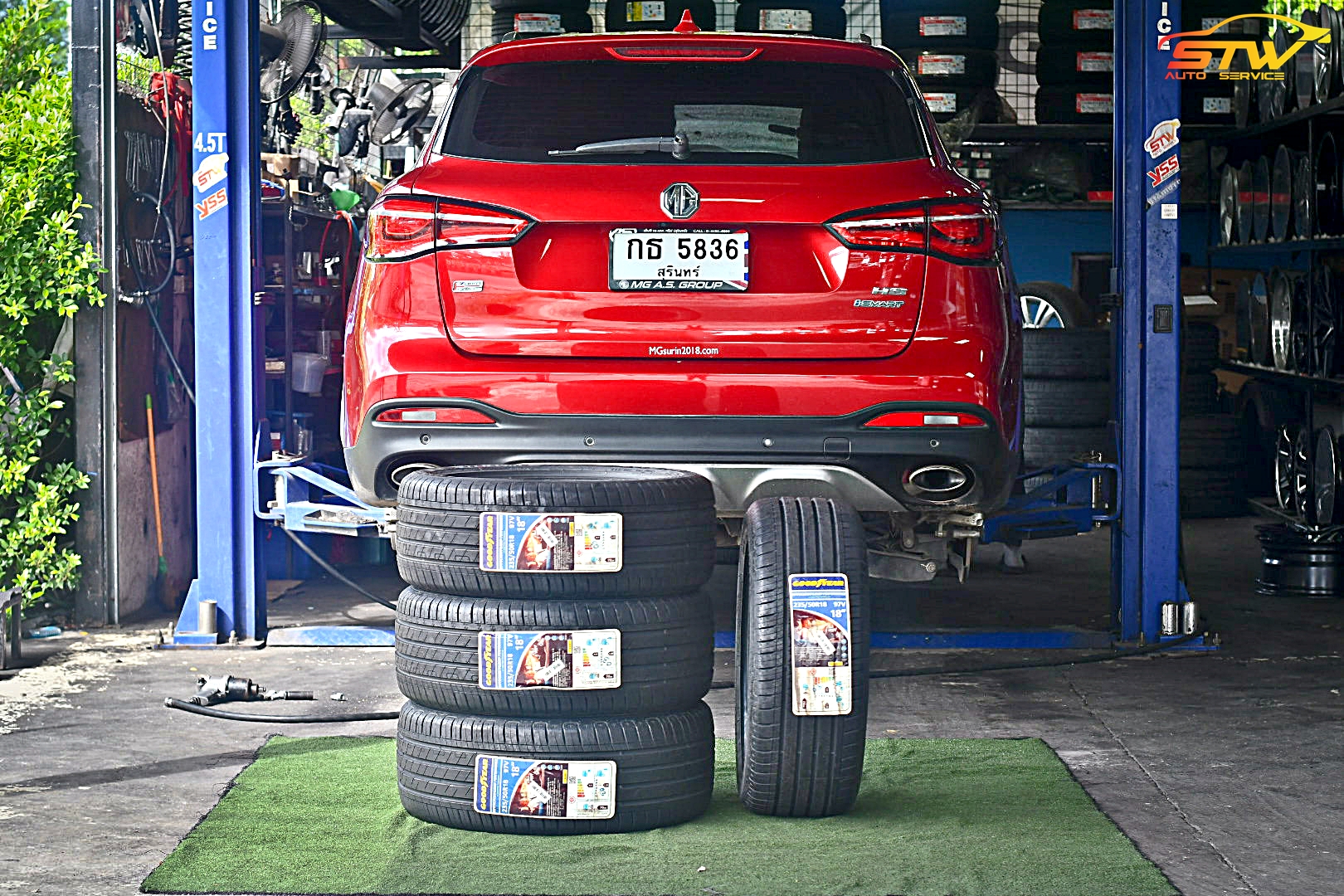 ยาง GOODYEAR Efficientgrip Performance 235/50R18 97V ติดตั้งใส่ MG HS