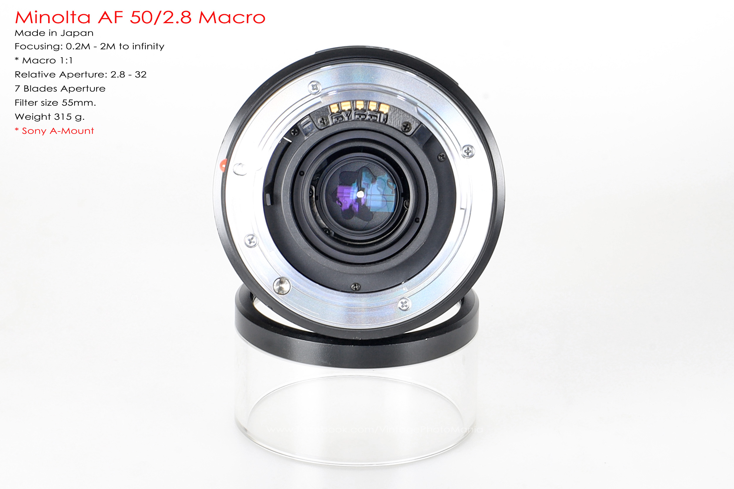 Minolta AF 50/2.8 Macro *Sony A Mount เลนส์มาโครสำหรับกล้อง Sony DSLR