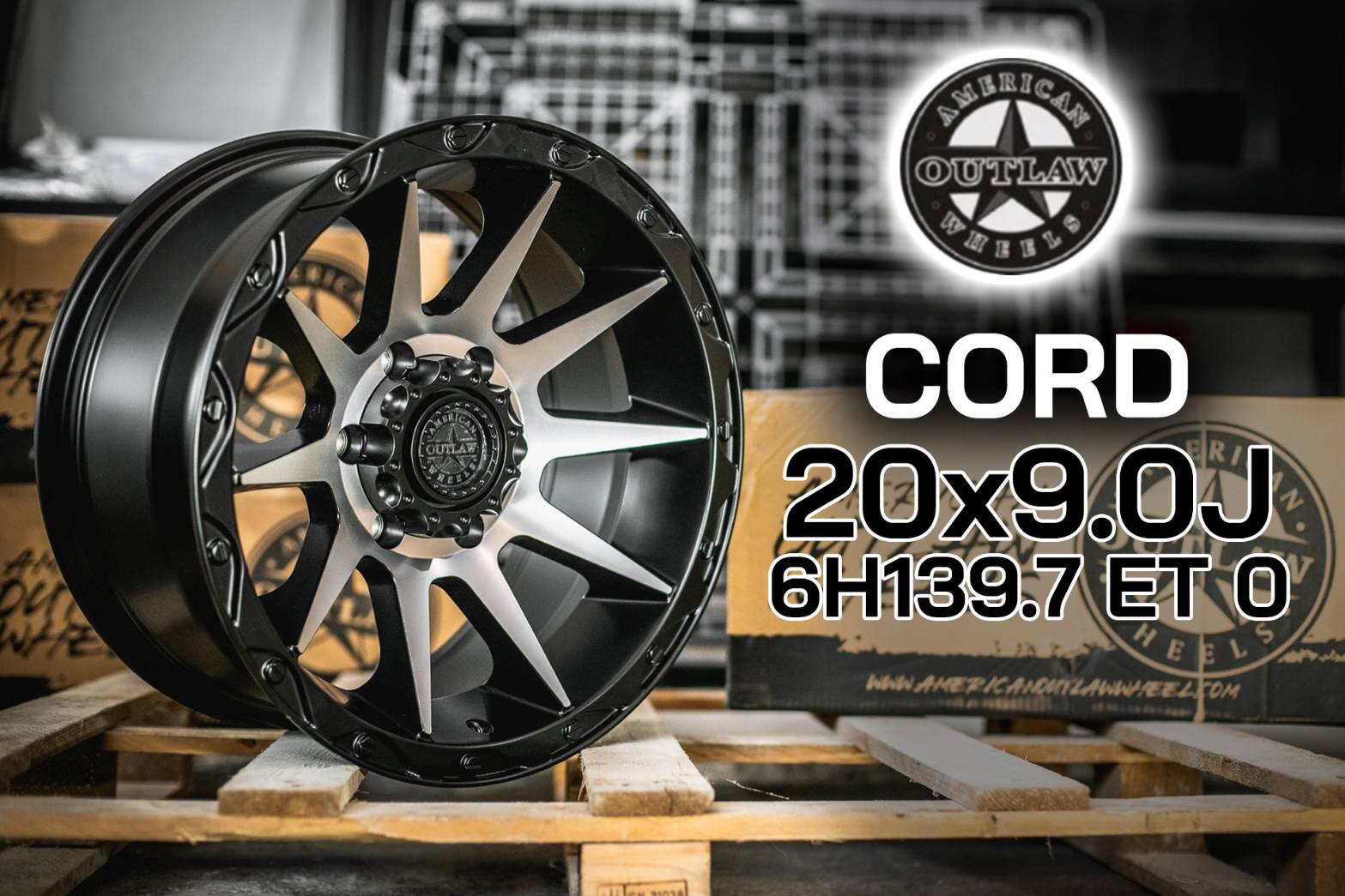 ล้อแท้ออฟโรด สไตล์ AMERICAN CORD ขอบ20นิ้ว