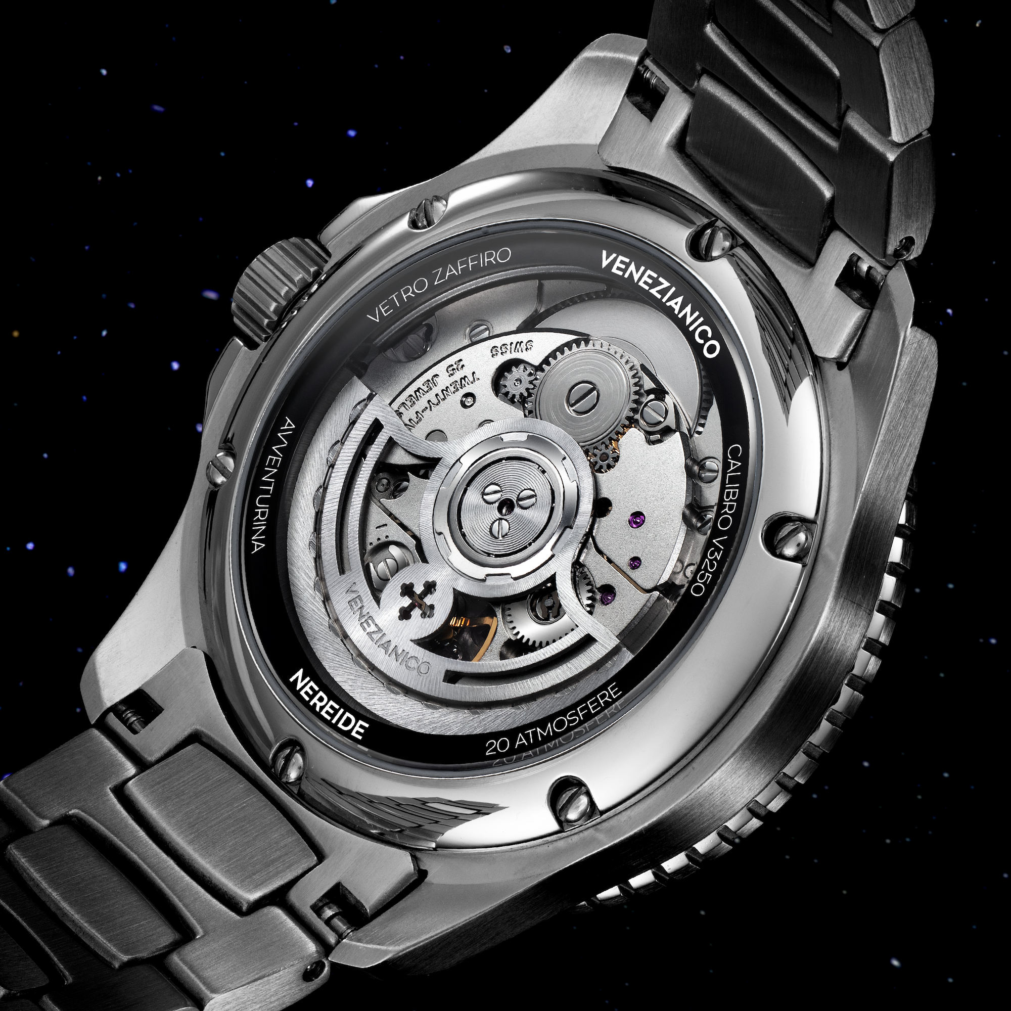 Venezianico Nereide 39 Avventurina Nera