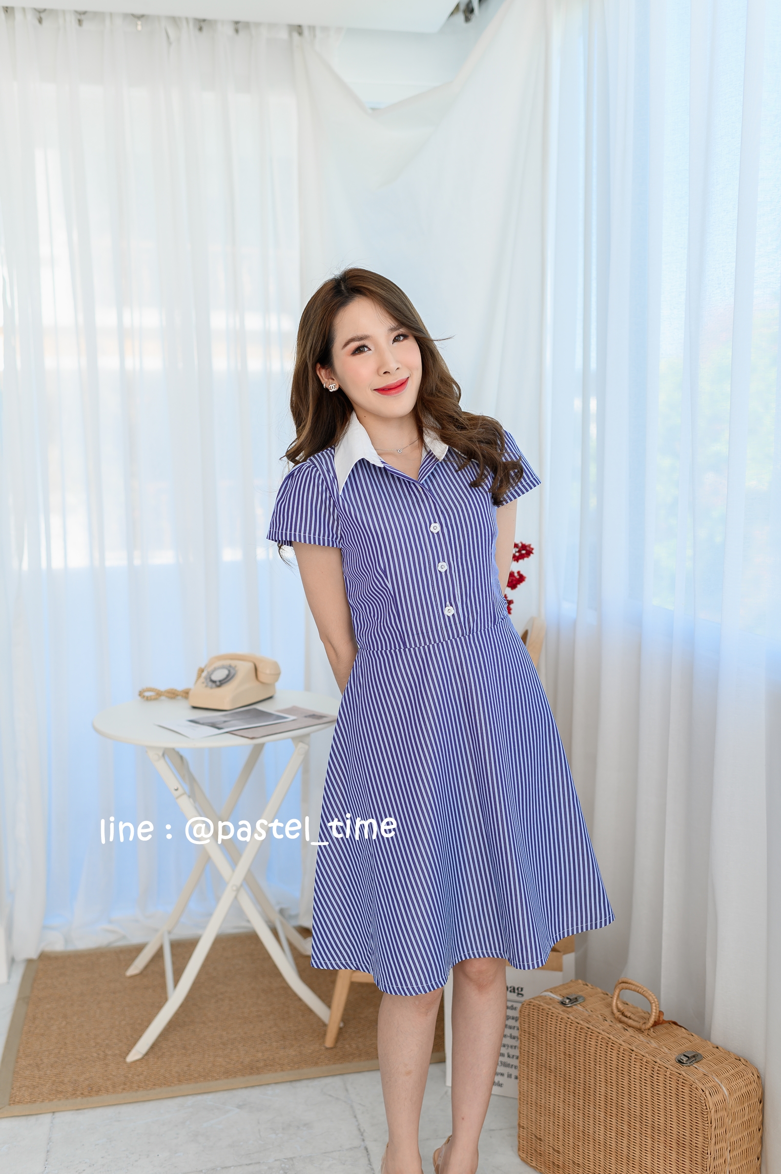 Akiko Striped Dress [Made by Pastel Time]