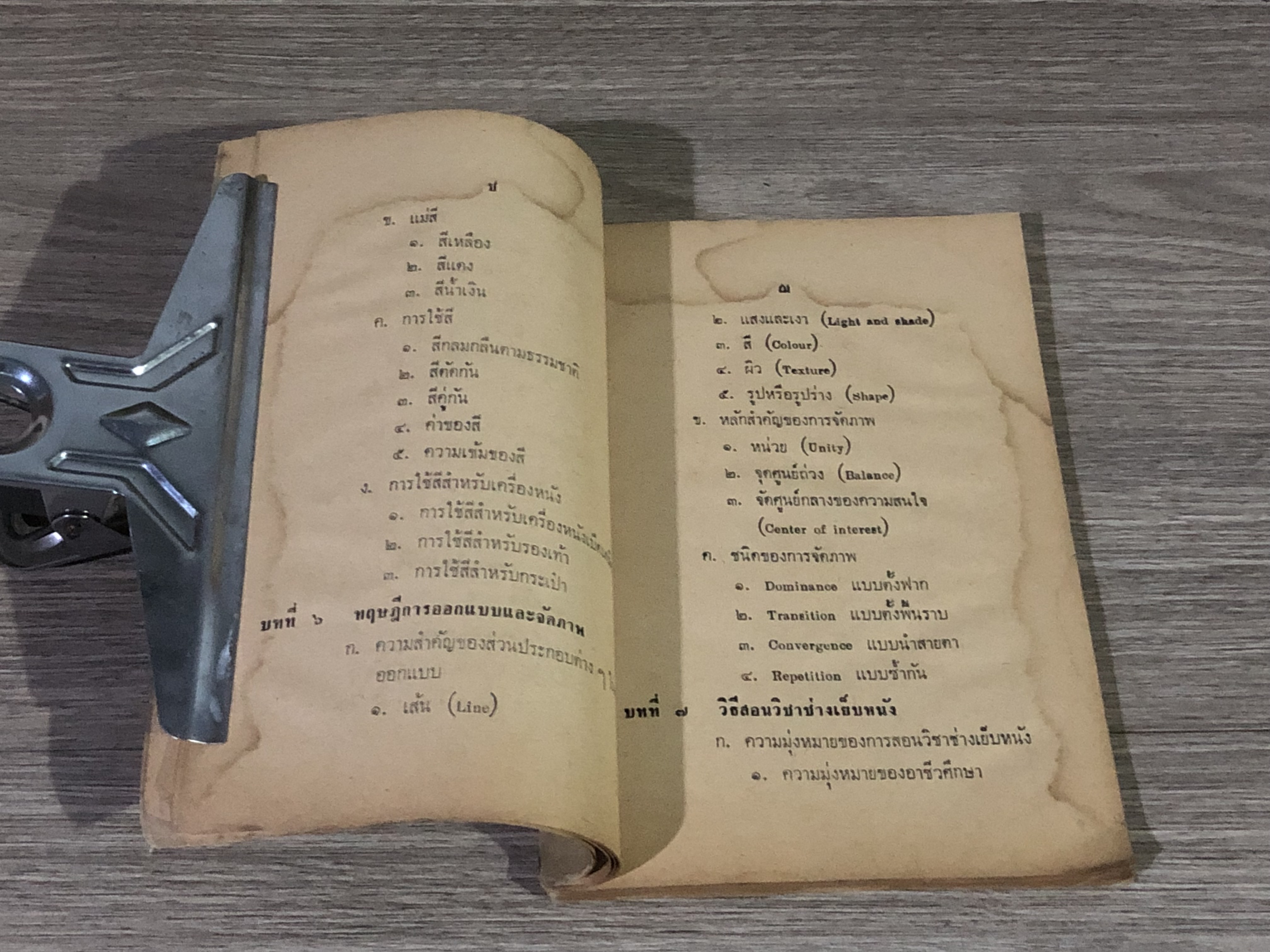 ตำราช่างหนัง / บำรุง พรหมพฤกษ์ (มีรอยโดนน้ำ)