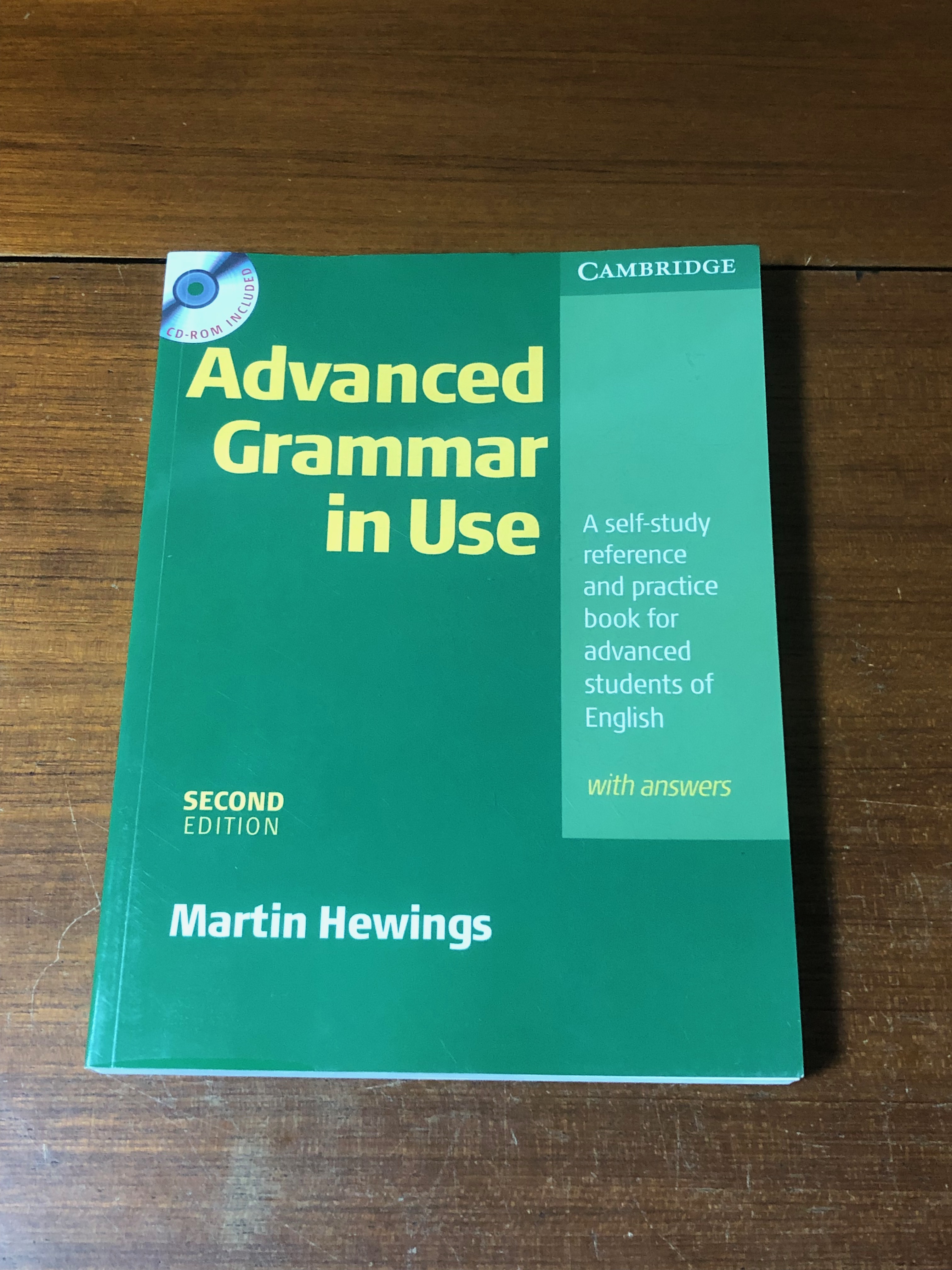 Advanced Grammar in Use with answerss and CD-ROM