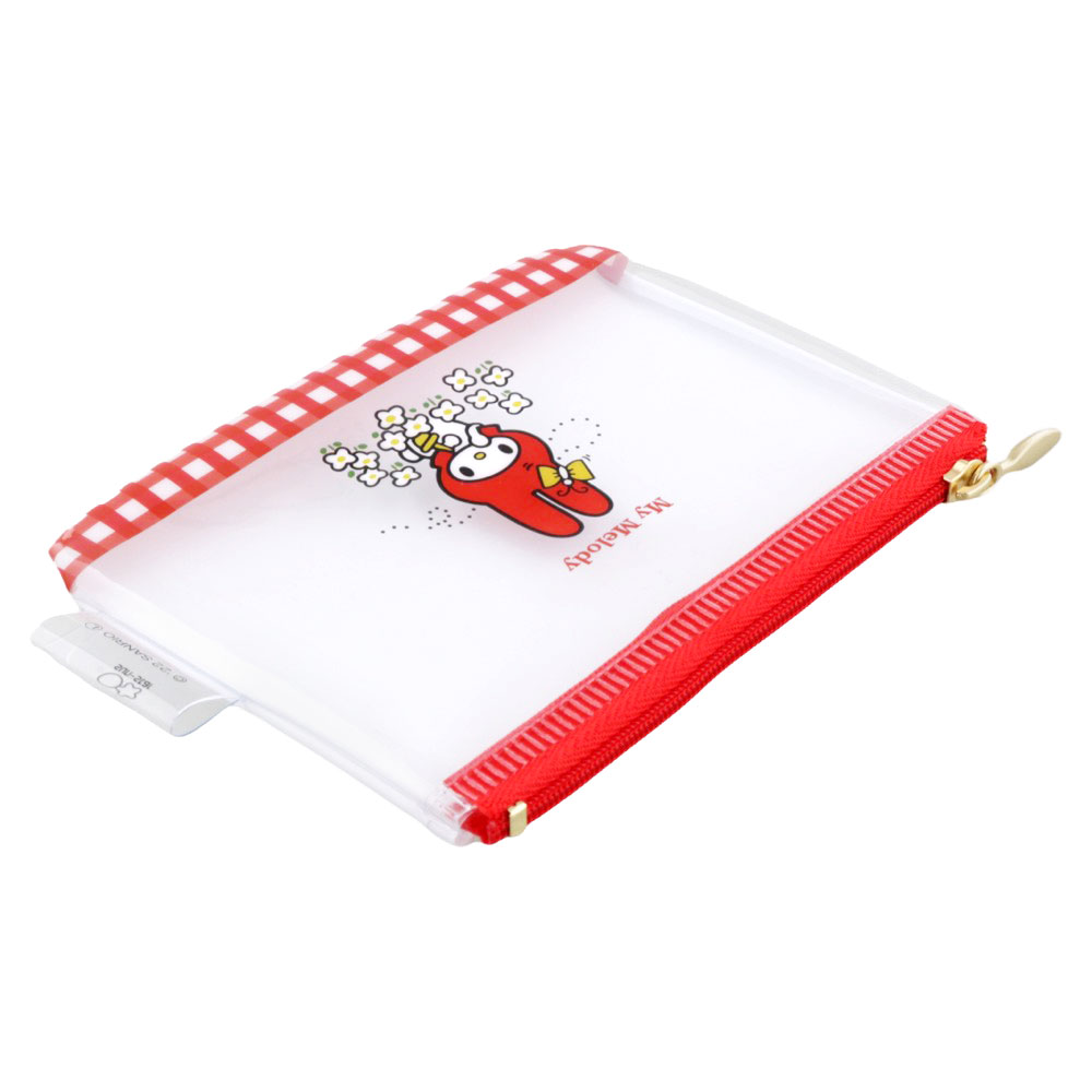 กระเป๋า Sanrio Characters Retro Collection Flat Pouch แบบ My Melody ทำจาก PVC ขนาด 9 x 12.5 x 0.5 ซม.