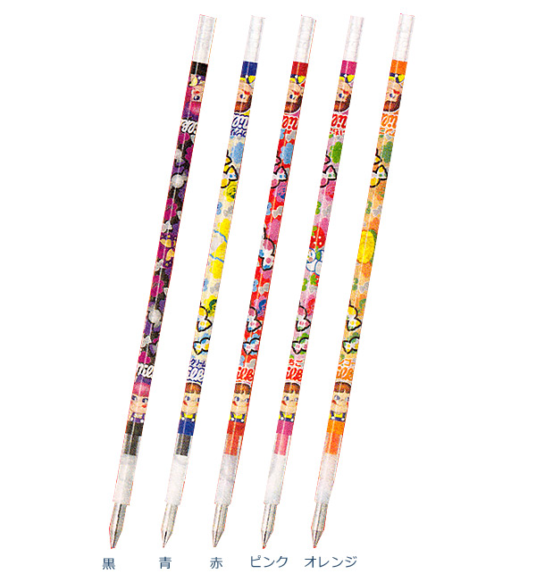 ไส้ปากกา Zebra Sarasa Prefill แบบ Limited จากญี่ปุ่น พิมพ์ลาย Fujiya Peko Milky ที่ไส้ หัว 0.5 มี 5 แบบให้เลือก