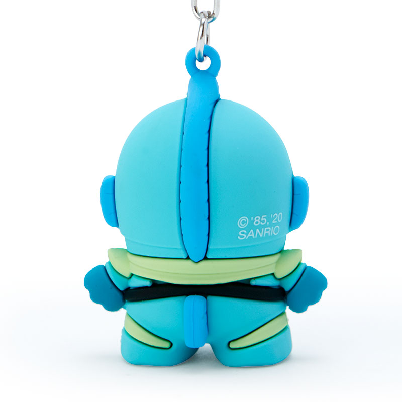 พวงกุญแจ Sanrio Hapidanbui Hero Collection แบบ Hangyodon เป็นตัวเล็ก ๆ ทำจาก PVC ขนาด 5.6 x 3.8 x 4.7 ซม.
