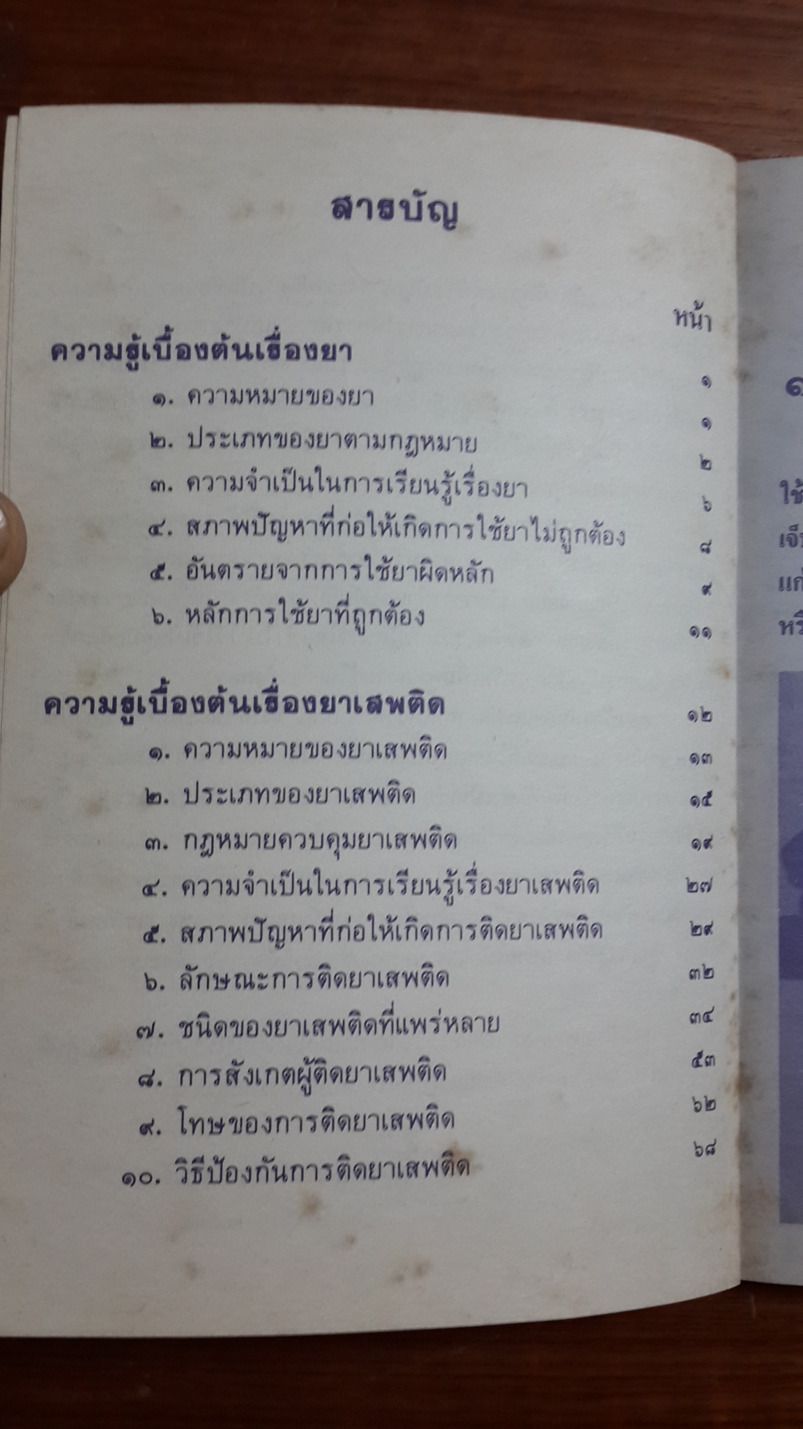 ความรู้เบื้องต้น เรื่อง ยาและยาเสพติด / ป.ป.ส.
