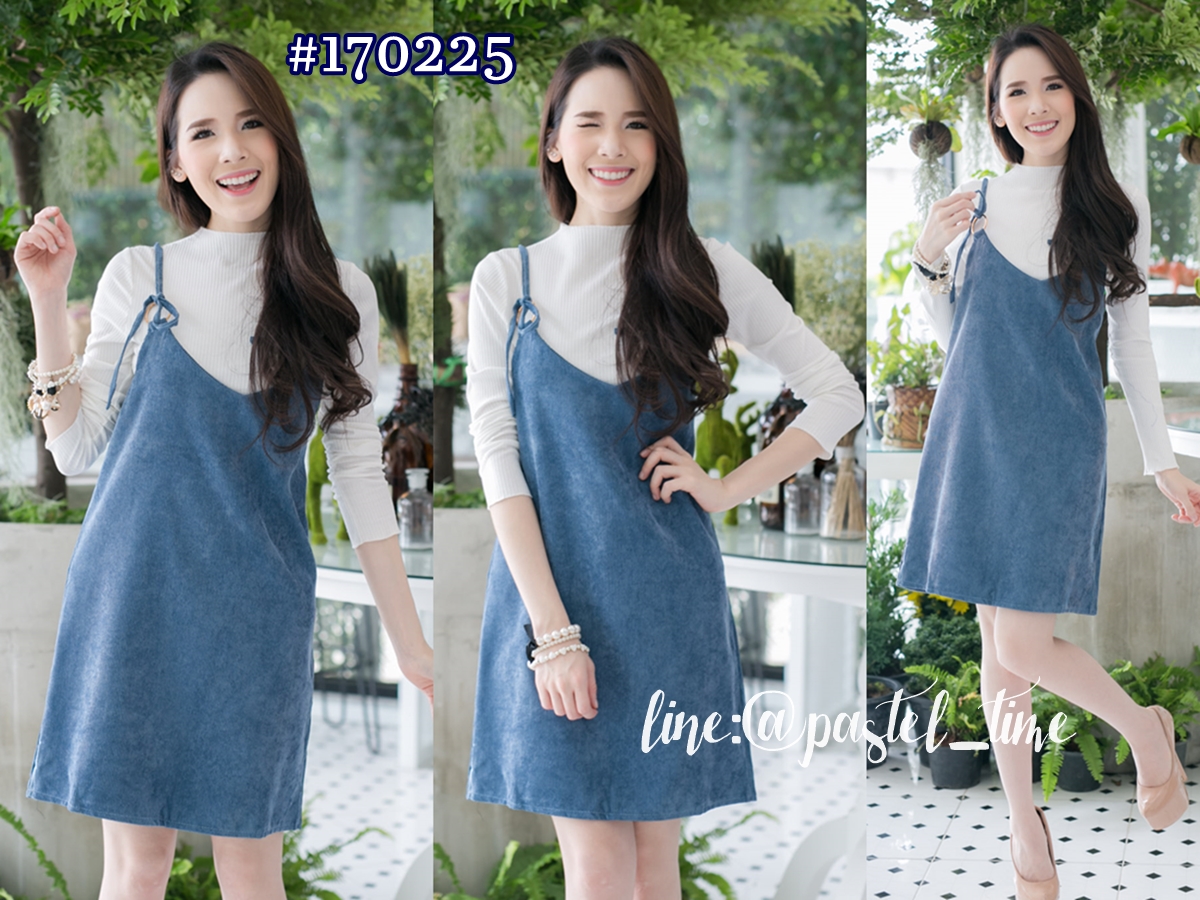 Bon Bon Top & Dress Set เซทเสื้อ & เดรสลูกฟูก