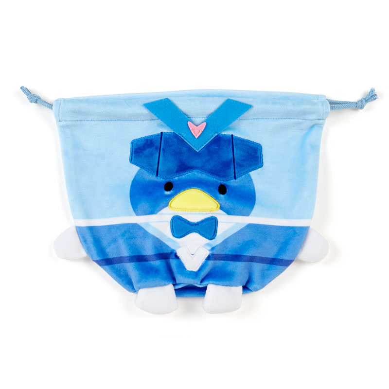 กระเป๋ารูดเชือก Sanrio Hapidanbui Hero Collection แบบ Tuxedo Sam ขนาด 19.5 x 11.5 x 26 ซม.