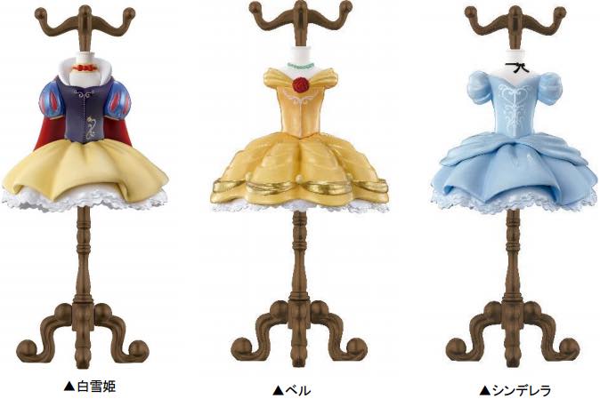 Capsule Torso Disney เป็นแบบหุ่นแขวนเสื้อผ้าของเจ้าหญิงดิสนีย์ ไว้แขวนเครื่องประดับได้ น่ารักมาก สูง 12 ซม. มี 3 แบบให้เลือก
