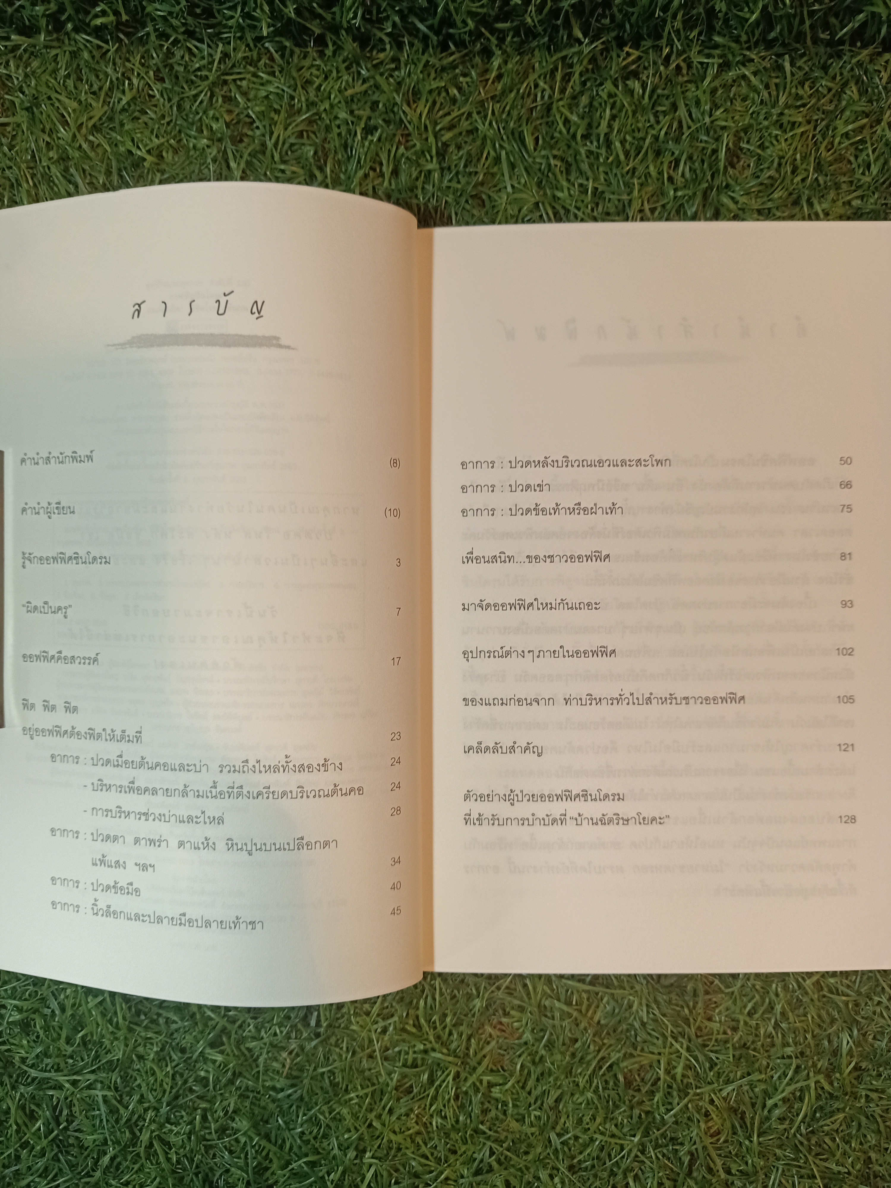 ออฟฟิศซินโดรม กลเม็ดเด็ด! พิชิตโรควัยทำงาน / เล็กฉัตริษา