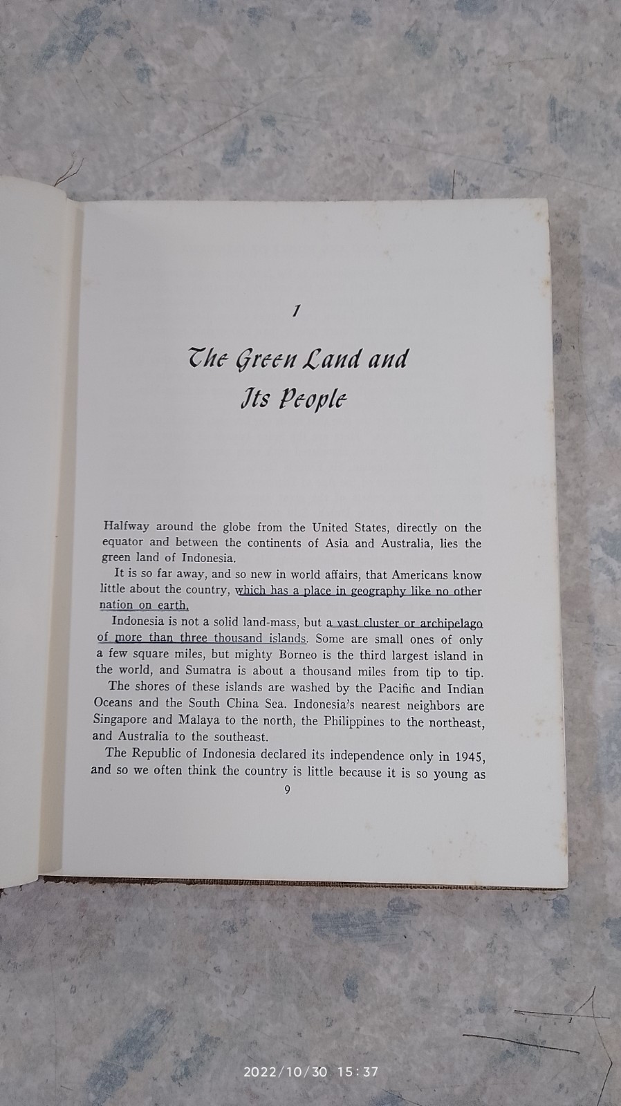 THE LAND AND PEOPLE OF INDONESIA