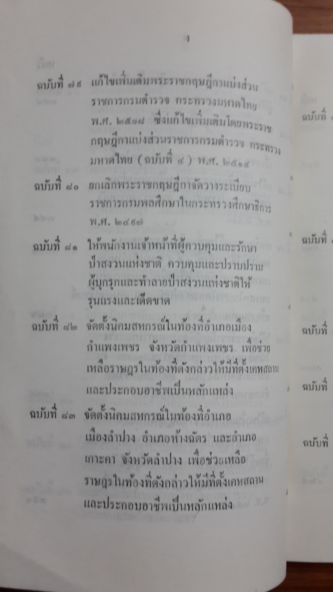 ประกาศของคณะปฏิวัติ ฉบับที่ ๖๑ ถึง ฉบับที่ ๑๐๐ / สำนักทำเนียบนายกรัฐมนครี