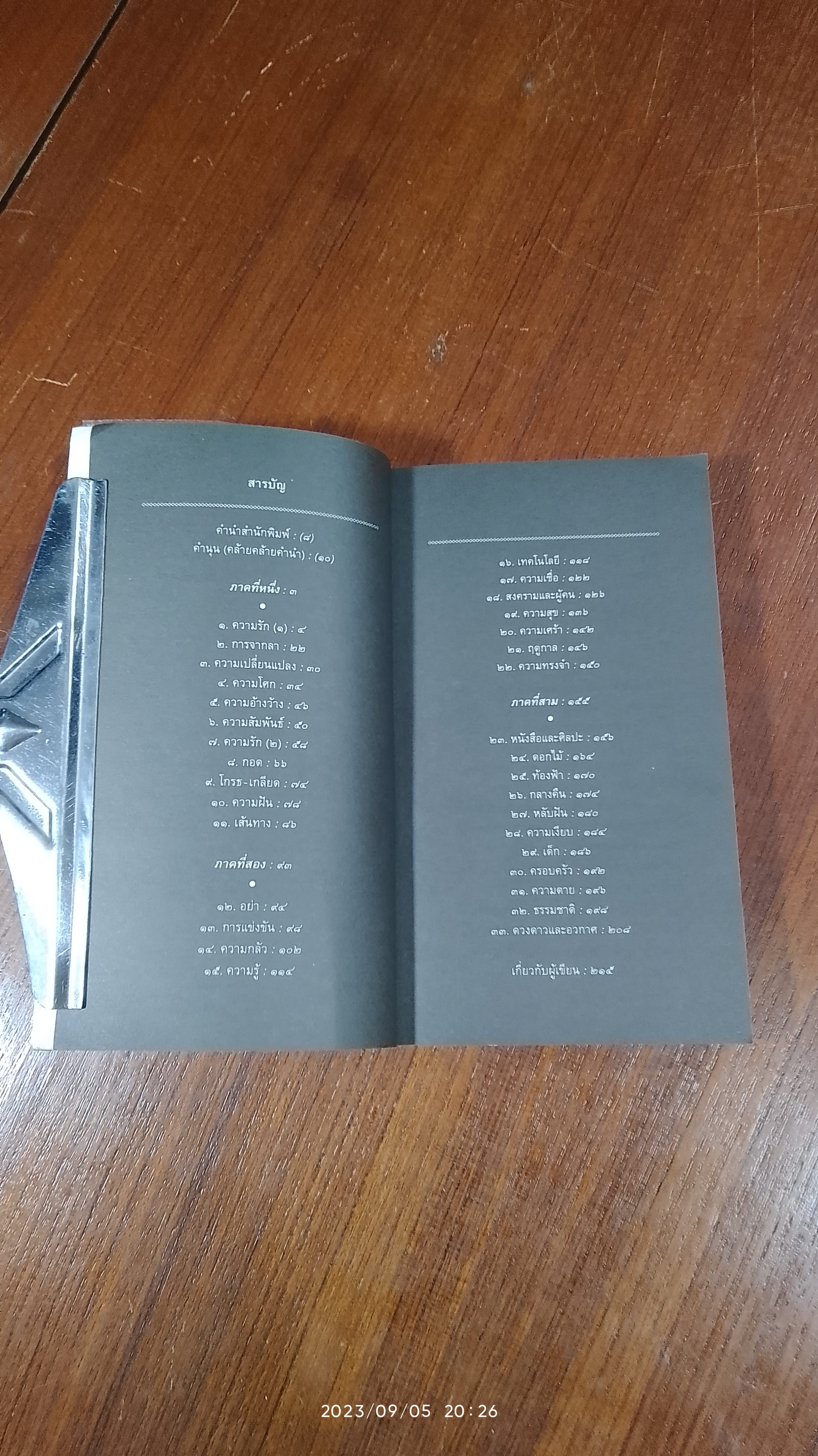 สิ่งที่ค้นพบระหว่างนั่งเฉยเฉย / นิ้วกลม