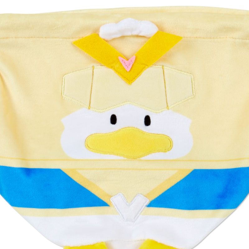 กระเป๋ารูดเชือก Sanrio Hapidanbui Hero Collection แบบ Ahiru no Pekkle ขนาด 19.5 x 11.5 x 26 ซม.
