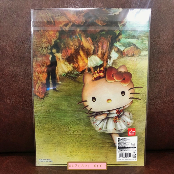 แฟ้ม A4 Hello Kitty Museum Art Collection (Limited) แบบภาพเขียน L'Etoile / Edgar Degas