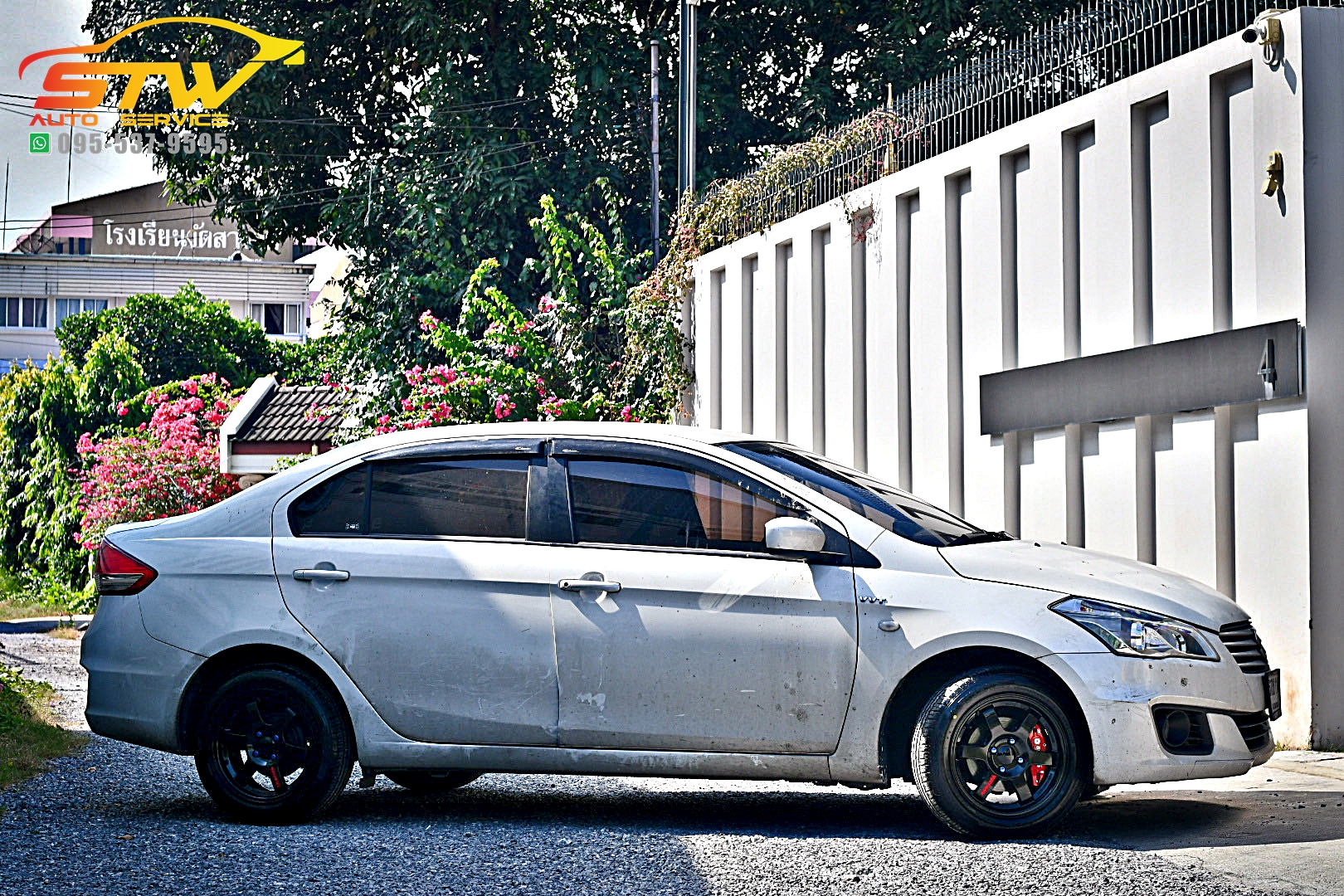 ล้อซิ่ง TE-37 HOF HF-323V2+ยาง FIRENZA ST01A 195/55R15