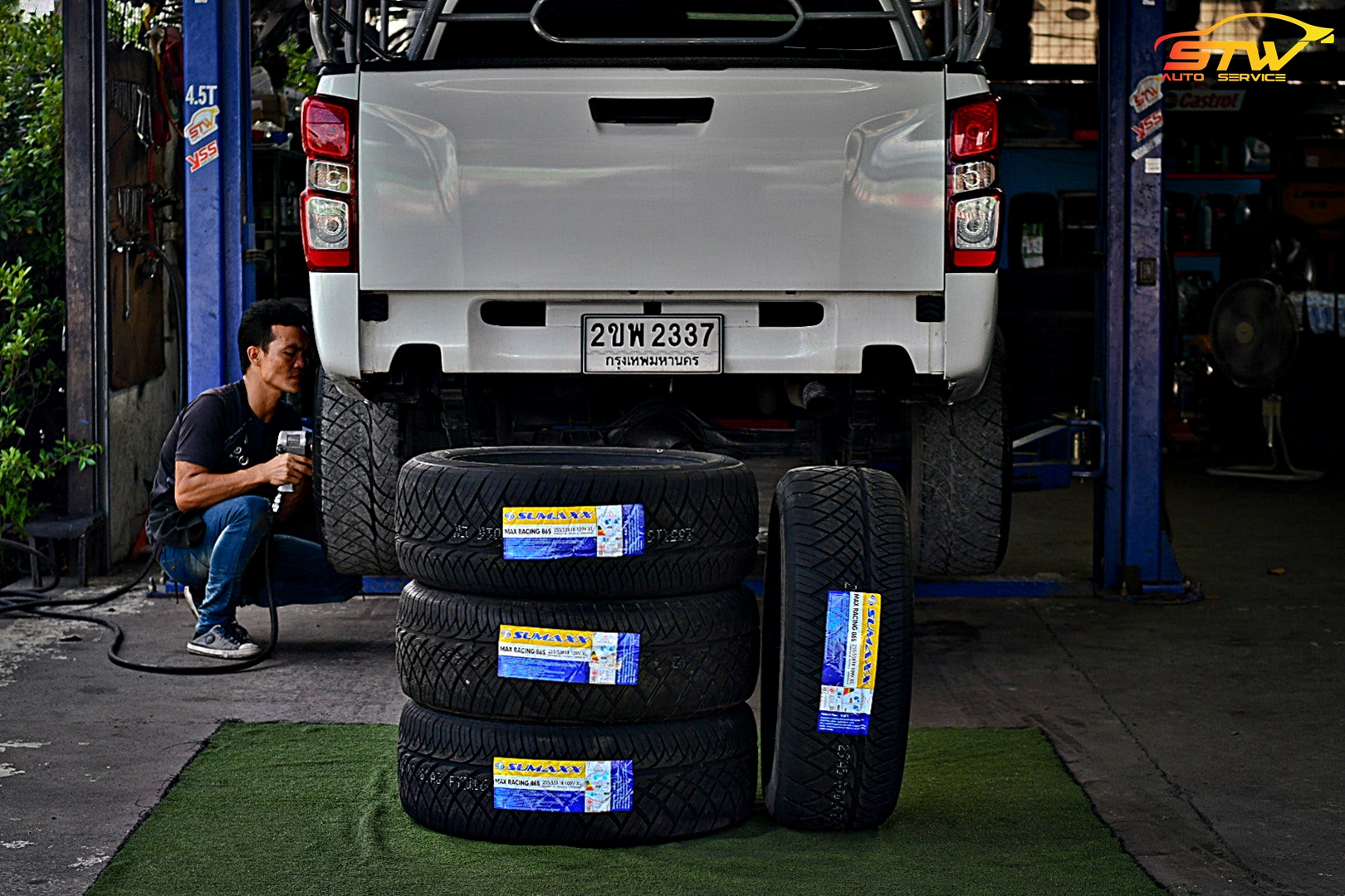 ยาง SUMAXX RACING 86S 255/55R18 109V ติดตั้งใส่ ISUZU D-MAX