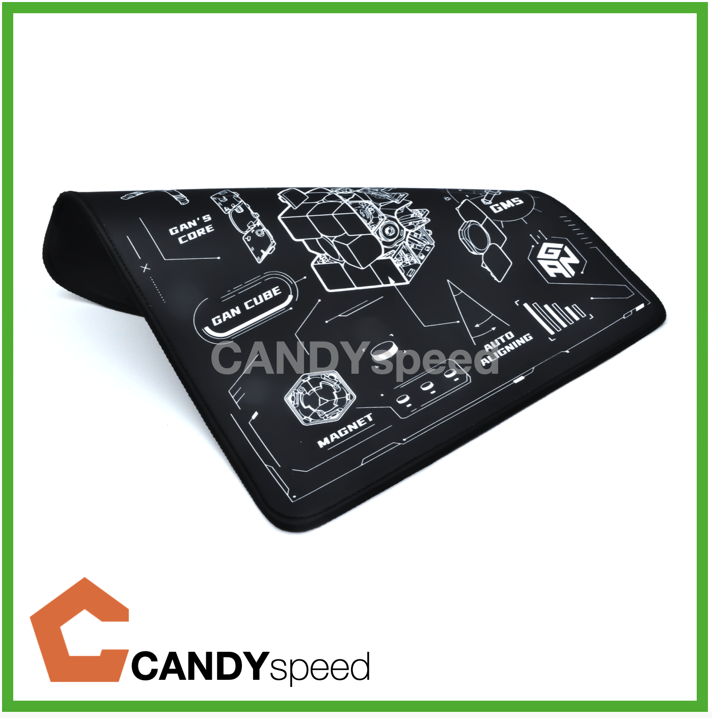 GAN12 Drawing Mat แผ่นรองเล่นรูบิครุนใหม่ | by CANDYspeed