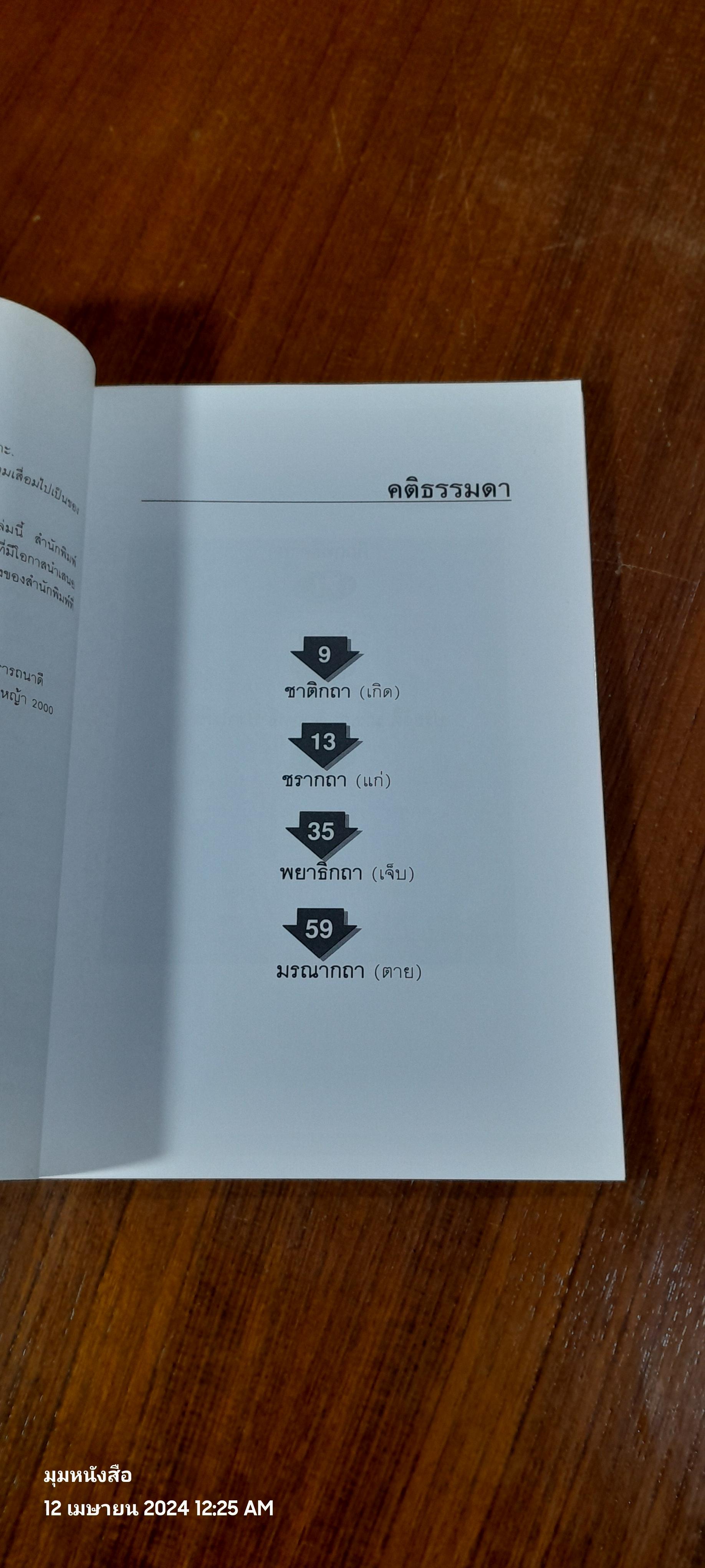 ข้อคิดเรื่อง เกิด แก่ เจ็บ ตาย / ม.ร.ว. คึกฤทธิ์ ปราโมช