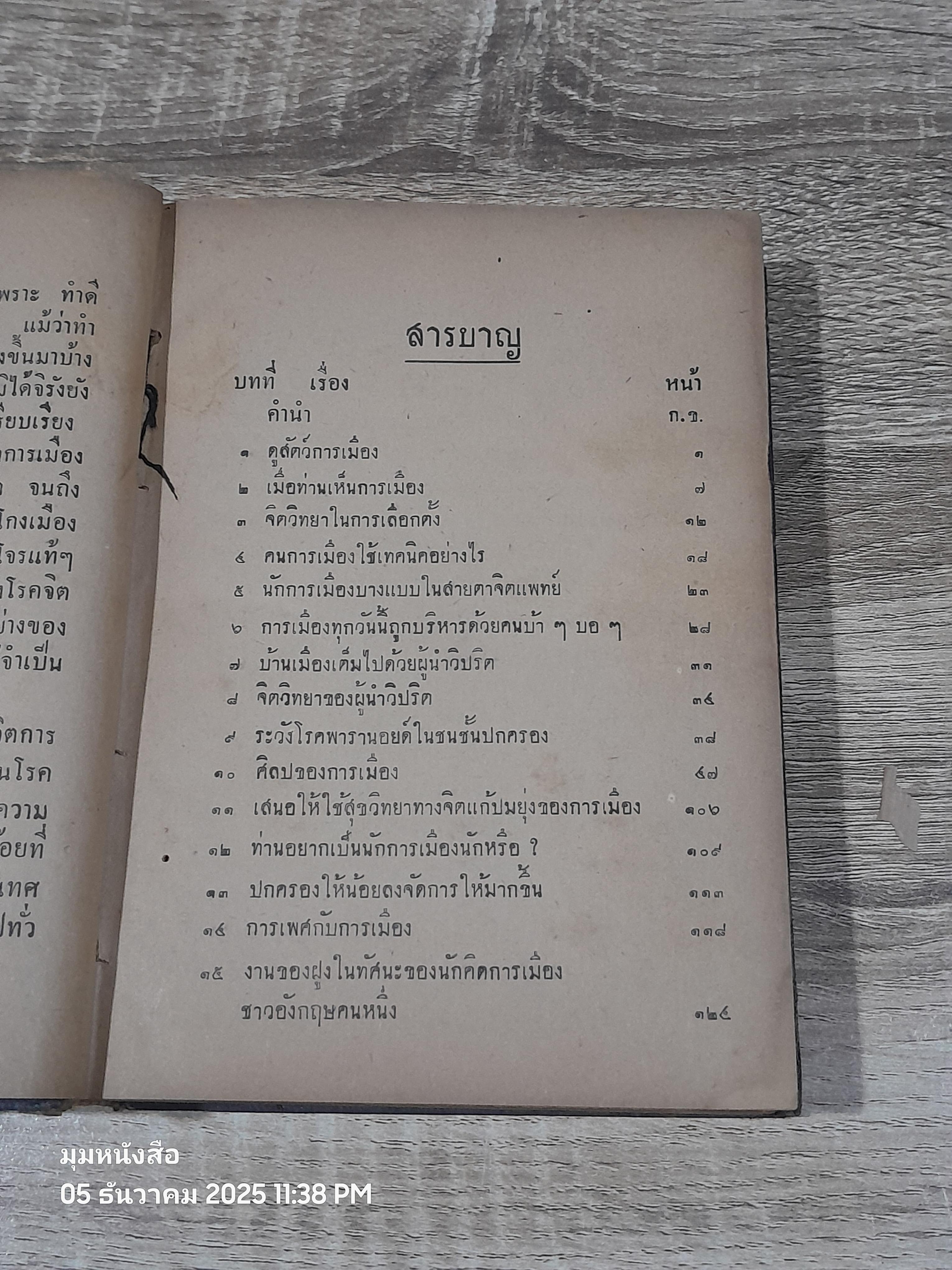 โรคจิตการเมือง / พระประมณฑ์ปัญญา (ชำรุดมีซ่อมแซม)