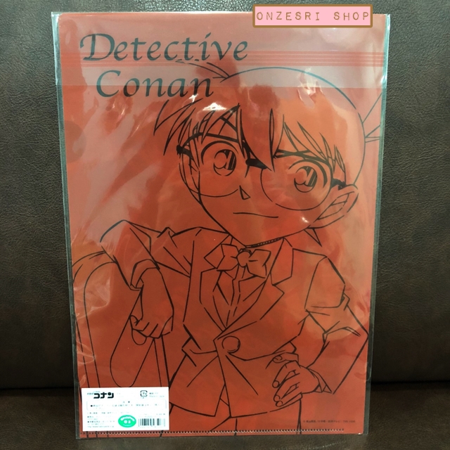 แฟ้ม A4 Detective Conan ลาย Conan สีขาวแดง