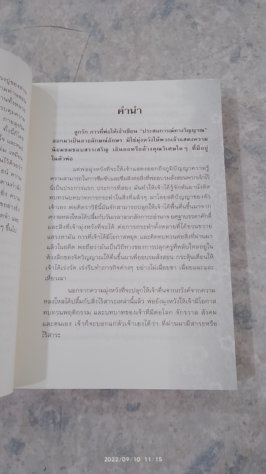 ประสบการณ์ทางวิญญาณแห่งศิษย์พุทธะ