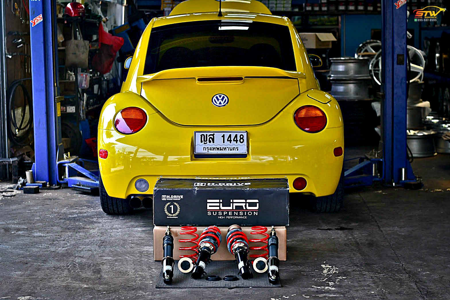 โช๊คสตรัทปรับเกลียว H-Drive EURO S spec For Volkswagen Beetle 99-05 Golf IV/JETTA IV 2WD